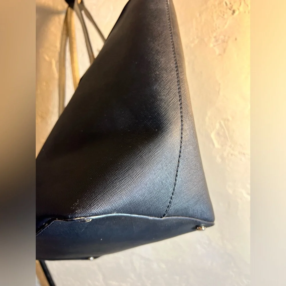 Kate Spade Black and Cream Tote Bag - GUC Rehab - See Callouts - Picture 6 of 16
